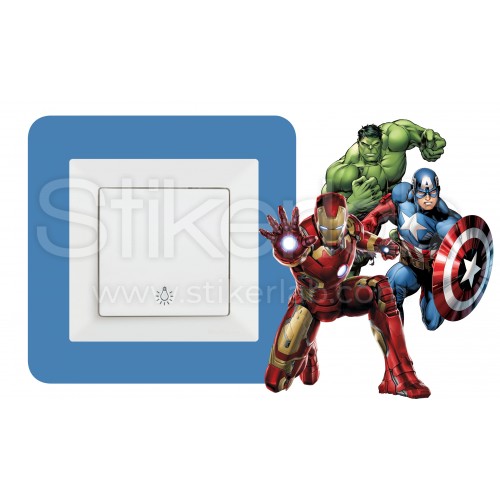 Avengers stiker oko prekidaca